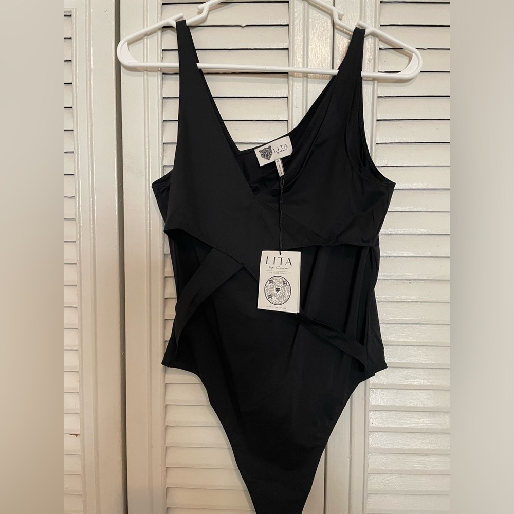 Lita by Ciara paneled bodysuit